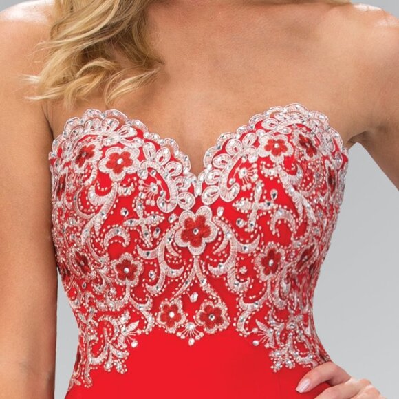 Sweetheart Neck Sheath Prom Dress GSGL1367 - Picture 2 of 5